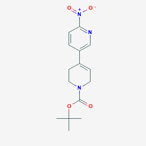 tert-butyl 4-(6-nitropyridin-3-yl)-5,6-dihydropyridine-1(2H)-carboxylate