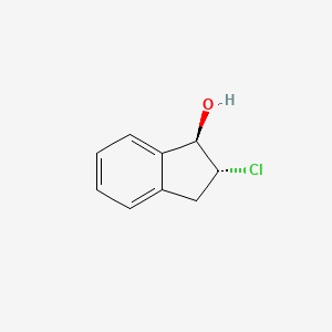 molecular formula C9H9ClO B8669250 Trans-2-Chloro-1-indanol 