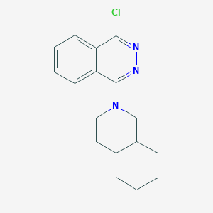 molecular formula C17H20ClN3 B8669264 1-chloro-4-(octahydroisoquinolin-2(1H)-yl)phthalazine 