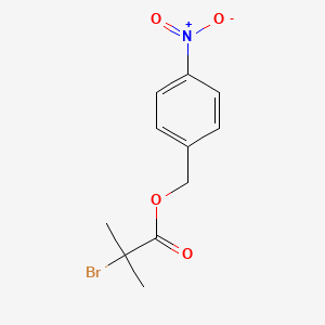 molecular formula C11H12BrNO4 B8669276 (4-Nitrophenyl)methyl 2-bromo-2-methylpropanoate CAS No. 84208-33-3