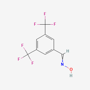 molecular formula C9H5F6NO B8669281 3,5-Bis-trifluoromethyl-benzaldehyde oxime 