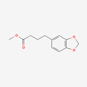 molecular formula C12H14O4 B8669296 Methyl 4-(3,4-methylenedioxyphenyl)butanoate 