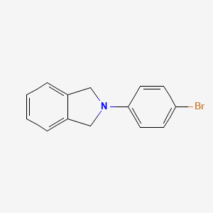 molecular formula C14H12BrN B8669305 2-(4-Bromophenyl)-2,3-dihydro-1h-isoindole 