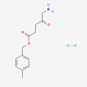molecular formula C13H18ClNO3 B8669307 4-Methylbenzyl 5-aminolevulinate hydrochloride 