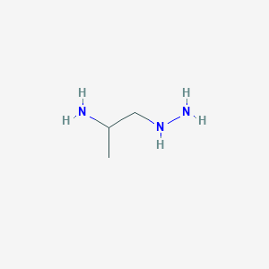 molecular formula C3H11N3 B8669336 (2-Aminopropyl)hydrazine 