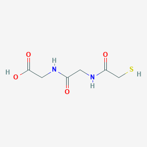 molecular formula C6H10N2O4S B8669394 Mercaptoacetyl glycyl glycine CAS No. 66516-08-3