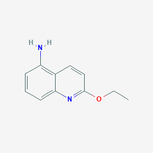 molecular formula C11H12N2O B8669406 5-Amino-2-ethoxyquinoline 