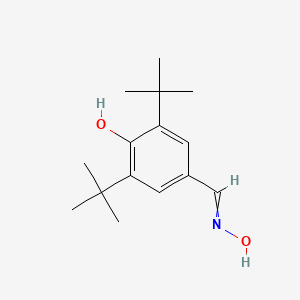 molecular formula C15H23NO2 B8669411 Benzaldehyde, 3,5-di-tert-butyl-4-hydroxy-, oxime 