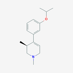 Pyridine, 1,2,3,6-tetrahydro-1,3-dimethyl-4-[3-(1-methylethoxy)phenyl]-, (3S)-