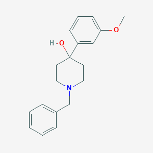 molecular formula C19H23NO2 B8669424 1-Benzyl-4-(3-methoxy-phenyl)-piperidin-4-OL 