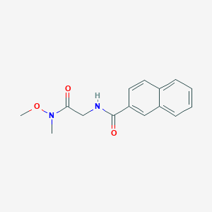 N-(2-(methoxy(methyl)amino)-2-oxoethyl)-2-naphthamide