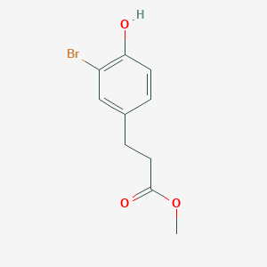 molecular formula C10H11BrO3 B8669465 Methyl 3-(3-bromo-4-hydroxyphenyl)propanoate 