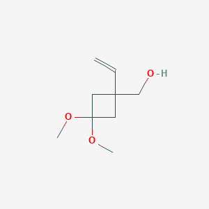 (3,3-Dimethoxy-1-vinylcyclobutyl)methanol