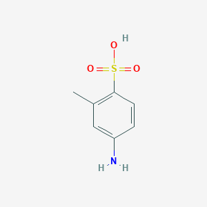 molecular formula C7H9NO3S B086695 4-氨基-2-甲基苯磺酸 CAS No. 133-78-8