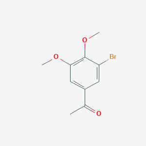molecular formula C10H11BrO3 B8669704 1-(3-Bromo-4,5-dimethoxyphenyl)ethanone 