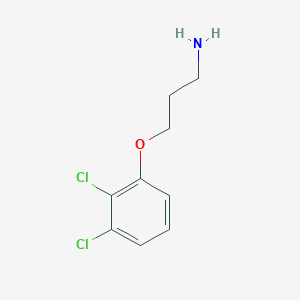 molecular formula C9H11Cl2NO B8669903 3-(2,3-Dichlorophenoxy)propan-1-amine 