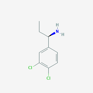 molecular formula C9H11Cl2N B8669912 (R)-1-(3,4-Dichlorophenyl)propan-1-amine 