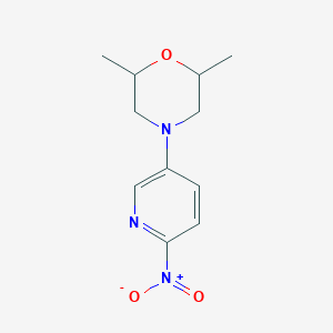 2,6-Dimethyl-4-(6-nitro-pyridin-3-yl)-morpholine