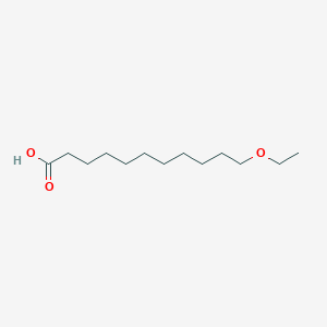 molecular formula C13H26O3 B8669951 11-Ethoxyundecanoic acid CAS No. 3592-96-9
