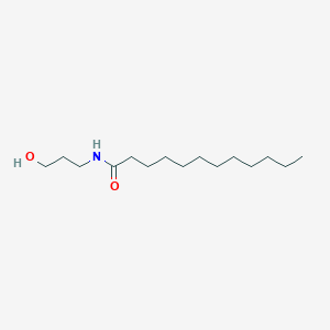 molecular formula C15H31NO2 B8669965 N-(3-hydroxypropyl)dodecanamide CAS No. 23054-71-9