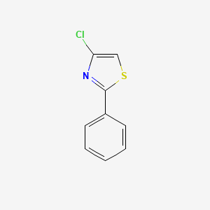 molecular formula C9H6ClNS B8669974 4-Chloro(phenyl)thiazole 