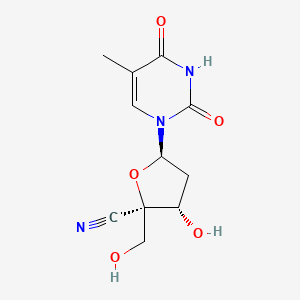 molecular formula C11H13N3O5 B8669981 4'-Cyanothymidine CAS No. 139888-11-2