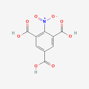 molecular formula C9H5NO8 B8670007 2-nitrobenzene-1,3,5-tricarboxylic Acid 