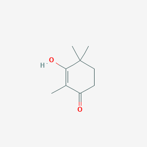 molecular formula C9H14O2 B8670010 3-Hydroxy-2,6,6-trimethyl-2-cyclohexen-1-one 
