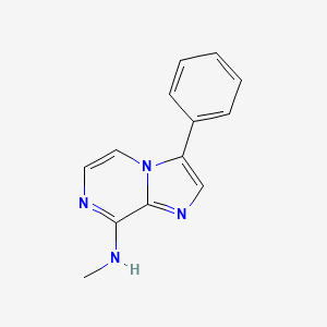 Imidazo[1,2-a]pyrazin-8-amine, N-methyl-3-phenyl-