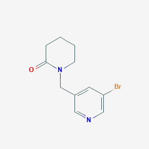 1-(5-Bromo-pyridin-3-ylmethyl)-piperidin-2-one