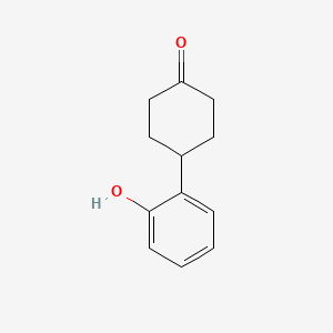 molecular formula C12H14O2 B8670098 4-(2-hydroxyphenyl)Cyclohexanone 