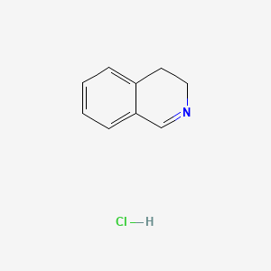 molecular formula C9H10ClN B8670128 3,4-Dihydroisoquinoline hydrochloride CAS No. 61645-80-5