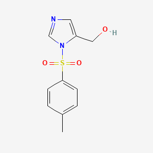 molecular formula C11H12N2O3S B8670138 (1-((4-Methylphenyl)sulfonyl)-1H-imidazol-5-yl)methanol CAS No. 52961-33-8