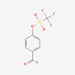 B8670151 4-(Trifluoromethanesulfonyloxy)benzaldehyde CAS No. 17763-69-8