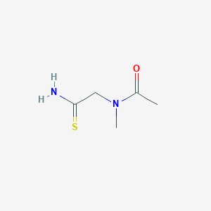 molecular formula C5H10N2OS B8670153 N-(2-amino-2-thioxoethyl)-N-methylacetamide 