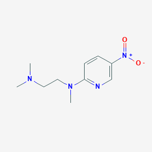 molecular formula C10H16N4O2 B8670169 N-[2-(dimethylamino)ethyl]-N-methyl-N-(5-nitro-2-pyridinyl)amine 