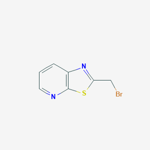 molecular formula C7H5BrN2S B8670181 2-(Bromomethyl)thiazolo[5,4-b]pyridine 