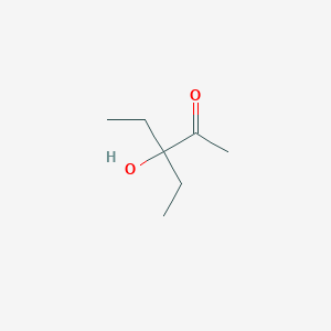 molecular formula C7H14O2 B8670194 3-Ethyl-3-hydroxy-pentan-2-one 