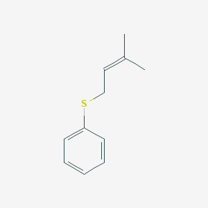 molecular formula C11H14S B086702 异戊烯苯硫醚 CAS No. 10276-04-7