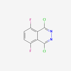 molecular formula C8H2Cl2F2N2 B8670235 1,4-Dichloro-5,8-difluorophthalazine 