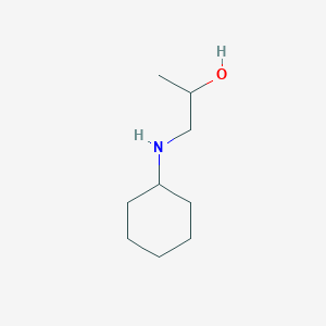 molecular formula C9H19NO B086703 1-环己基氨基-2-丙醇 CAS No. 103-00-4