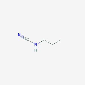 molecular formula C4H8N2 B8670312 Propylcyanamide 