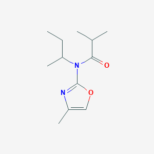 molecular formula C12H20N2O2 B8670321 N-(Butan-2-yl)-2-methyl-N-(4-methyl-1,3-oxazol-2-yl)propanamide CAS No. 57068-01-6