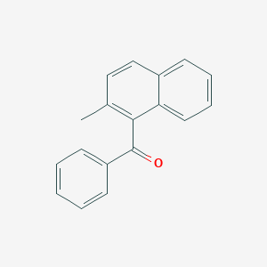 molecular formula C18H14O B8670358 1-Benzoyl-2-methylnaphthalene 