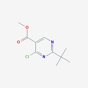 4-chloro-2-(1,1-dimethylethyl)-5-Pyrimidinecarboxylic acid methyl ester