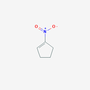 molecular formula C5H7NO2 B8670388 1-Nitrocyclopentene CAS No. 22987-82-2