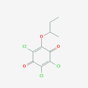 2-[(Butan-2-yl)oxy]-3,5,6-trichlorocyclohexa-2,5-diene-1,4-dione