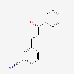 molecular formula C16H11NO B8670774 3-(3-Cyanophenyl)-1-phenyl-2-propen-1-one CAS No. 62584-53-6