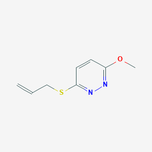 3-Methoxy-6-allylthiopyridazine