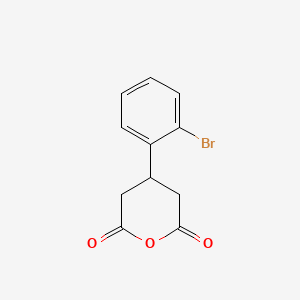 molecular formula C11H9BrO3 B8670821 3-(2-Bromophenyl)glutaric anhydride 